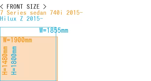 #7 Series sedan 740i 2015- + Hilux Z 2015-